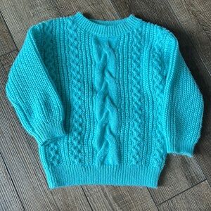 Toddler cable-knit sweater